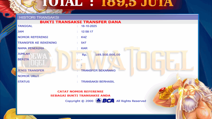 BUKTI JP DWT SIANG